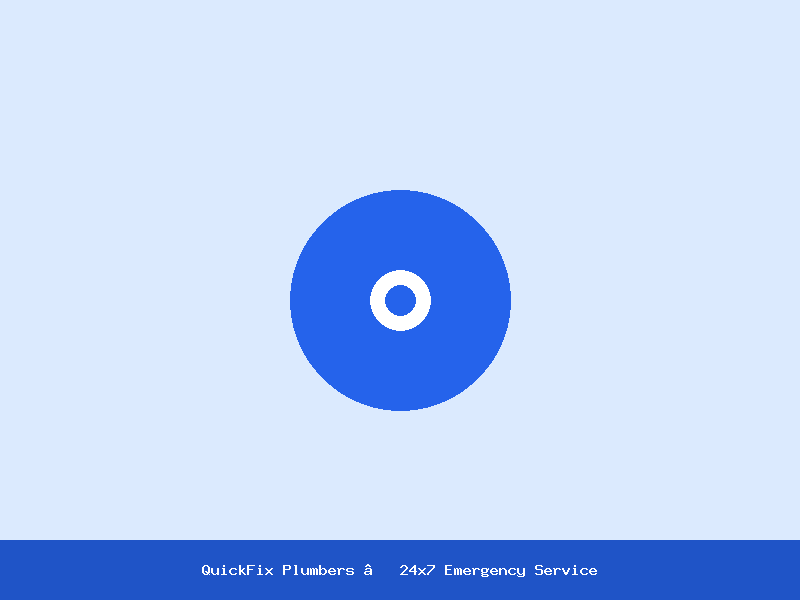 QuickFix Plumbers — 24×7 Emergency Service