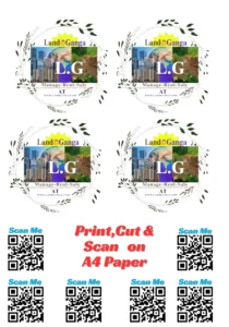 LG Promotion Promotion LOGO & QR on A4 Size paper